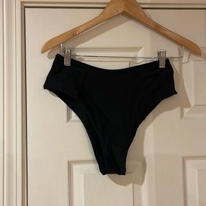 Black bikini bottom